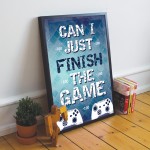Gaming Print For Xbox Fan Hanging Gaming Sign Framed For Bedroom