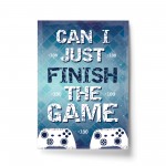 Gaming Print For Xbox Fan Gaming Sign For Boys Bedroom Man Cave