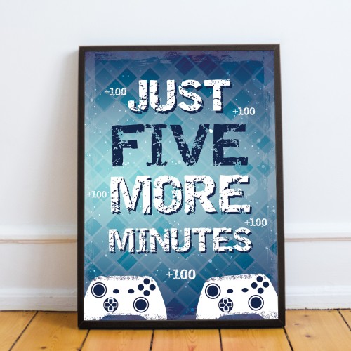 Boys Bedroom Sign Hanging Gaming Print Framed Gamer Gifts