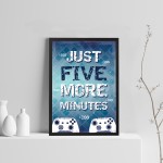 Boys Bedroom Sign Hanging Gaming Print Framed Gamer Gifts