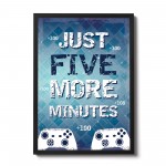 Boys Bedroom Sign Hanging Gaming Print Framed Gamer Gifts