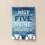 Boys Bedroom Sign Gaming Print Gamer Gift For ManCave Games Room