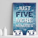 Boys Bedroom Sign Gaming Print Gamer Gift For ManCave Games Room