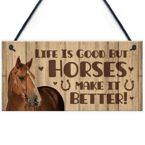 Stable Door Signs Horse Lover Gifts Horse Pony Sign and Plaques