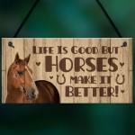 Stable Door Signs Horse Lover Gifts Horse Pony Sign and Plaques