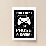 Retro Gaming Print Funny Gamer Gift Boys Bedroom Decor Gift