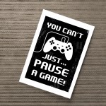 Retro Gaming Print Funny Gamer Gift Boys Bedroom Decor Gift