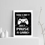 Retro Gaming Print Funny Gamer Gift Boys Bedroom Decor Gift