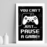 Retro Gaming Print Funny Gamer Gift Boys Bedroom Decor Gift