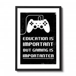 Gaming Sign Gamer Gift Retro Gaming Print Framed Boys Bedroom