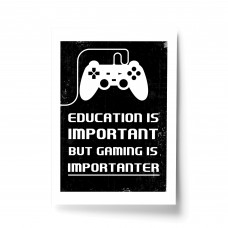 Gaming Sign Gamer Gift Retro Gaming Print Boys Bedroom Decor