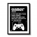 Gamer Gift Funny Gamer Sign Boys Bedroom Decor Retro Gaming Sign