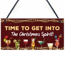 Christmas Sign For Home Bar Man Cave Bar Sign Alcohol Beer Gin 