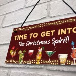 Christmas Sign For Home Bar Man Cave Bar Sign Alcohol Beer Gin 