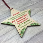 Christmas Star Tree Bauble Decoration Xmas Memorial Grandad Gift
