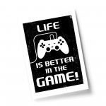Funny Gaming Sign Retro Gaming Print For Boys Bedroom Man Cave