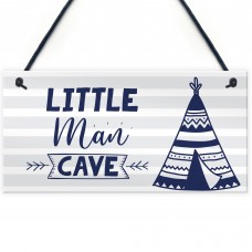 Little Man Cave Sign For Boys Bedroom Bedroom Wall Art Door Sign
