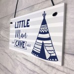 Little Man Cave Sign For Boys Bedroom Bedroom Wall Art Door Sign