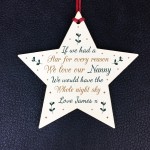 Personalised Nanny Birthday Xmas Gifts Nanny Gift Love Sign Star