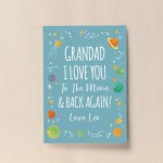 Personalised Grandad Birthday Xmas Gift From Granchildren Print