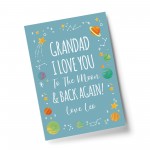 Personalised Grandad Birthday Xmas Gift From Granchildren Print