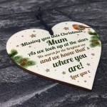 Personalised Any Name Memorial Sign For Mum Dad Nan Christmas