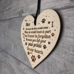 Wood Personalised Dog Sign Pet Memorial Christmas Tree Bauble