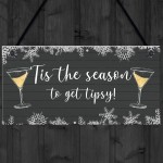 Home Bar Signs And Plaques Novelty Christmas Bar Alcohol Gift