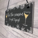 Home Bar Signs And Plaques Novelty Christmas Bar Alcohol Gift