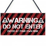 Man Cave Boys Bedroom Garden Shed Door Sign Gift For Men Dad Son