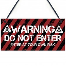 Man Cave Boys Bedroom Garden Shed Door Sign Gift For Men Dad Son