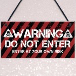 Man Cave Boys Bedroom Garden Shed Door Sign Gift For Men Dad Son