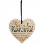 18th Card Eighteenth Birthday Gift For Daughter Son 18 Decor