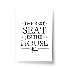 Bathroom Sign For Toilet Loo Funny Print Home Decor Wall Art