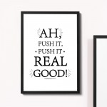 Funny Bathroom Quote Print Framed Novelty Bathroom Toilet Loo