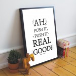 Funny Bathroom Quote Print Framed Novelty Bathroom Toilet Loo