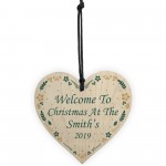 Christmas At The Christmas Tree Decoration Xmas Decor Wood Heart