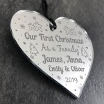 1st Christmas Bauble Personalised Gift Xmas Tree 1st Christmas