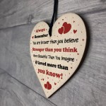 Special Gift For Friend Heart Positive Quote Friendship Sign