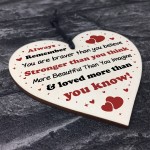 Special Gift For Friend Heart Positive Quote Friendship Sign