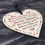 Handmade Memorial Gift Wooden Heart Remembrance Plaque For Nan