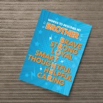 Brother Gifts For Birthday Christmas Print Gift From Sister