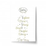 Sister Poem Gifts For Birthday Christmas Print Gift From Brother