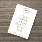 Sister Poem Gifts For Birthday Christmas Print Gift From Brother