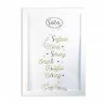 Sister Poem Gift For Birthday Christmas Framed Print Gift