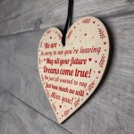 Handmade Leaving Gift For Colleague Heart Co Worker New Job Gift