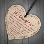 Gifts For Her Daughter Birthday Christmas Gift Wooden Heart Gift