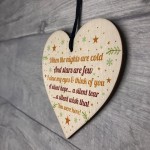 Handmade Memorial Gift Wooden Heart Remembrance Plaque