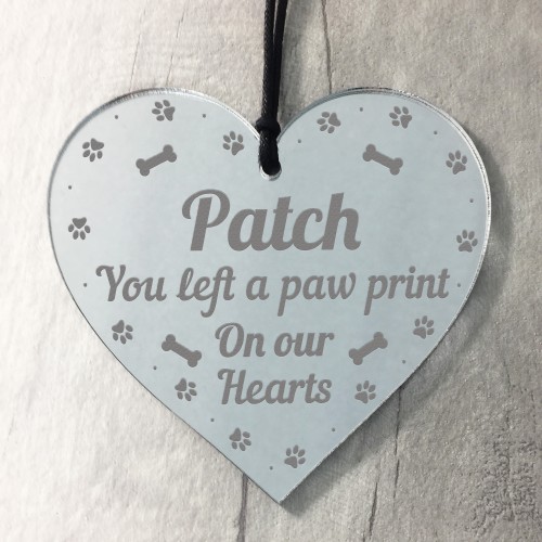Handmade Heart Sign Pet Memorial Gift For Cat Dog Memorial Sign
