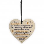 Nephew Gifts From Auntie Uncle Handmade Wooden Heart Gift